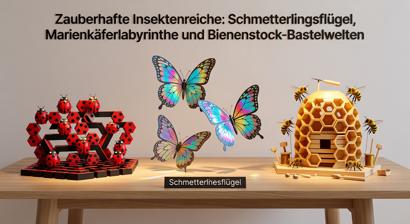 Ein kindgerechtes Marienkäferlabyrinth aus Karton mit verschlungenen Pfaden und bunten Elementen